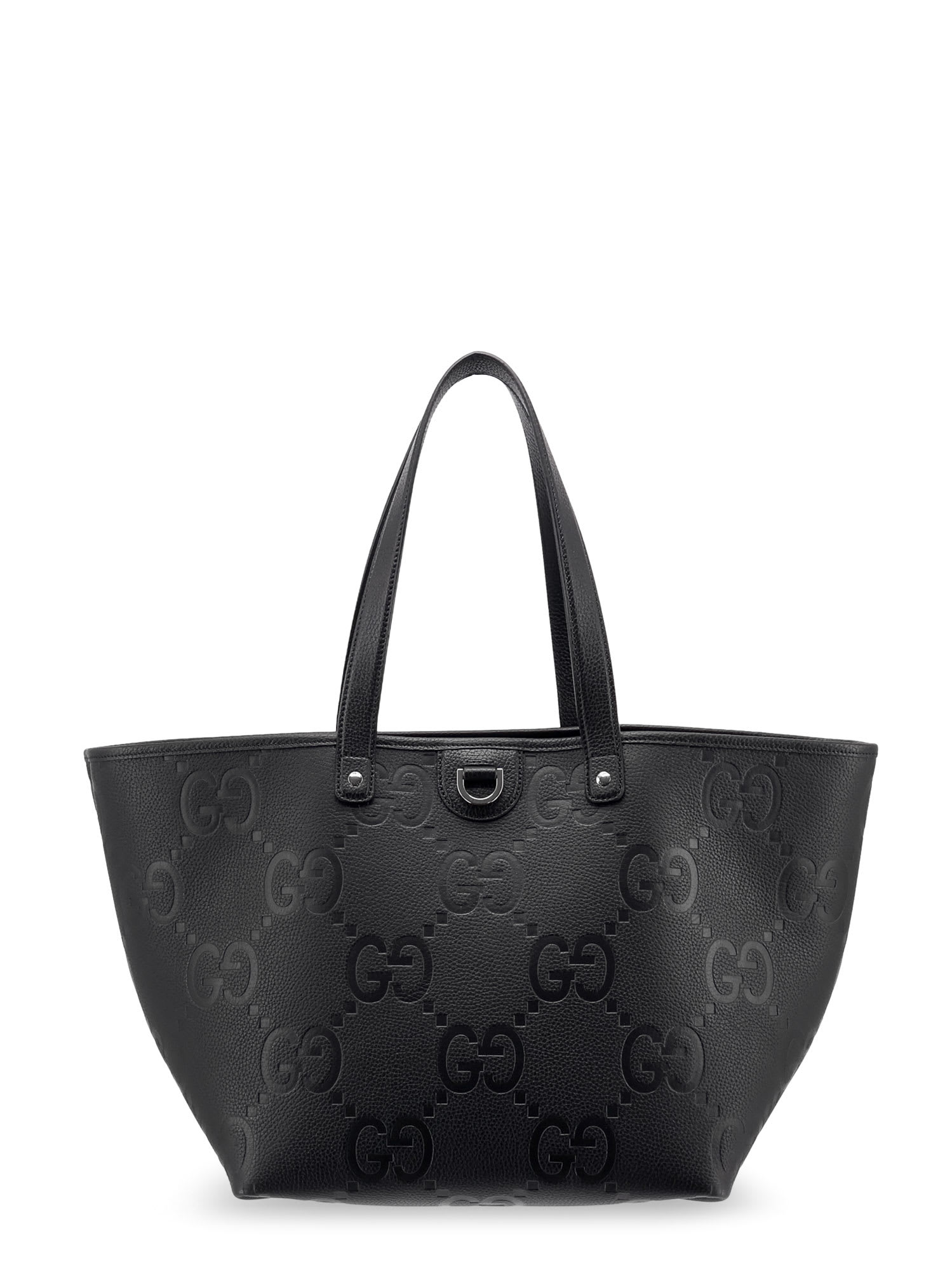 GUCCI レザーバッグ Gucci Leather Shopping Bag With Jumbo Gg Motif 818771AABY0 1000