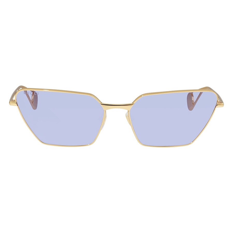 Gucci Light Blue Geometric Ladies Sunglasses GG0538S 006 63 Gucci