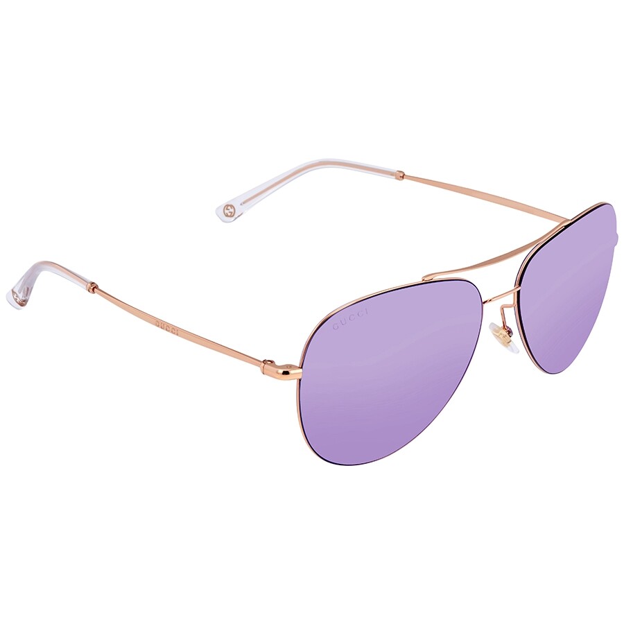 Gucci Lilac Ladies Sunglasses GG0500S00464 889652198293 Sunglasses