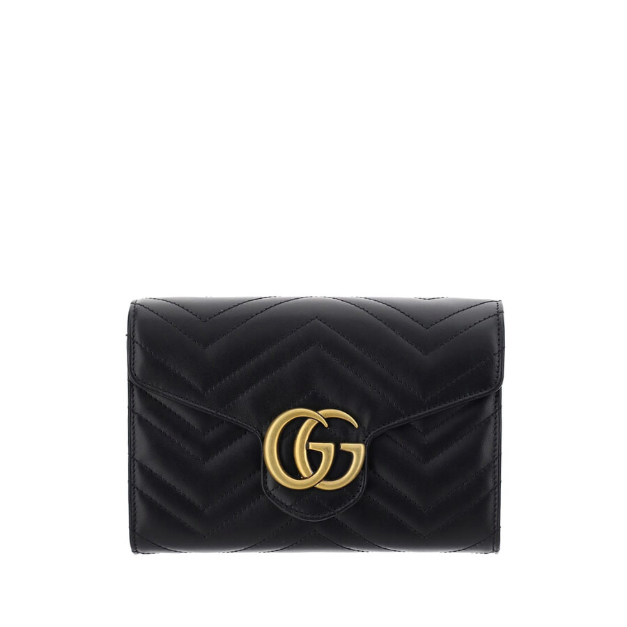 Gucci Marmont Wallet In Black