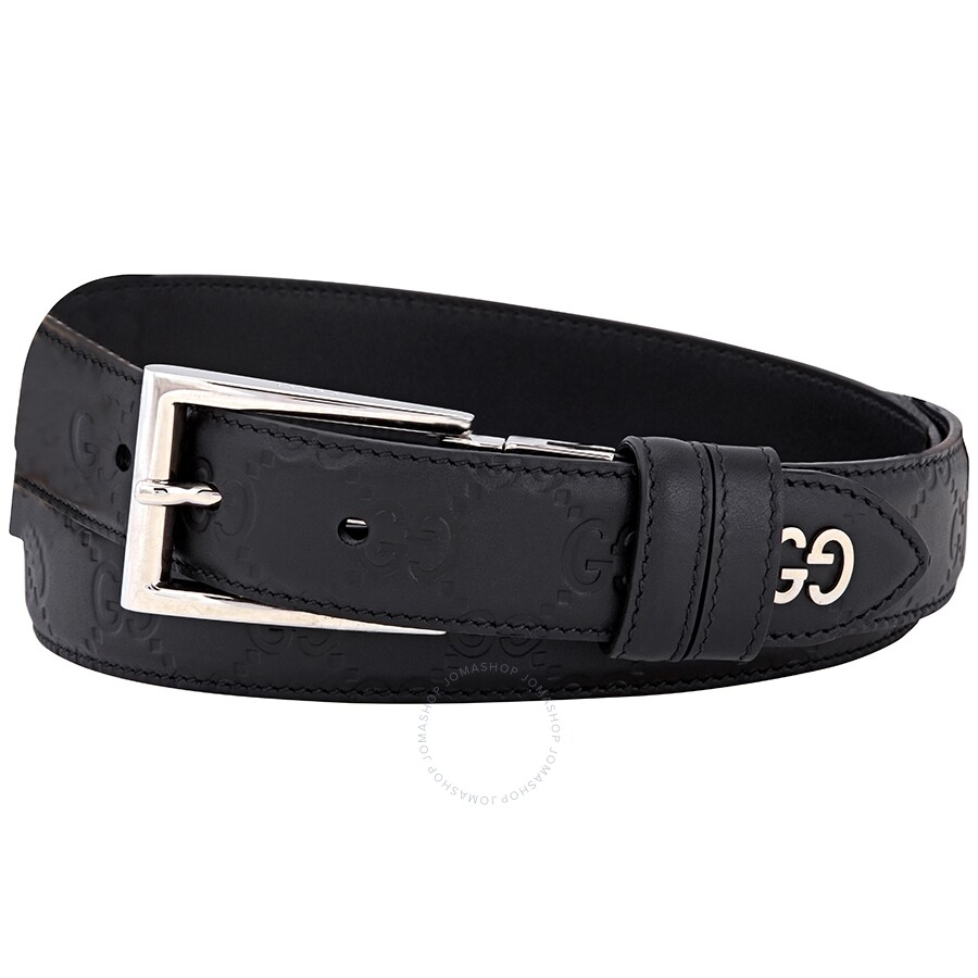Gucci Men\u0027s Black Reversible Signature Belt Size 90 Cm