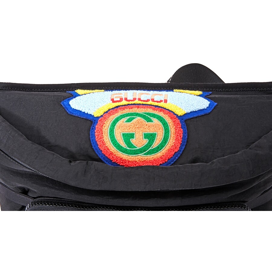 Gucci Men's Belt bag with Gucci '80s patch Gucci Handbags