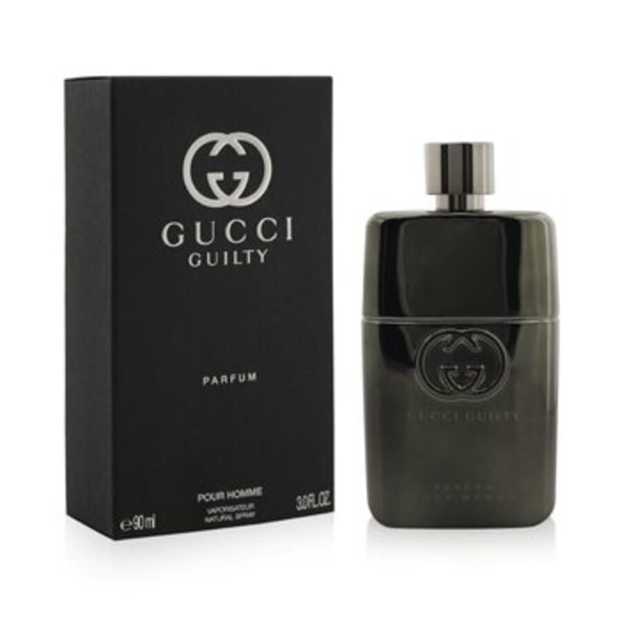 Gucci Men's Guilty Pour Homme Parfum Spray 3 oz Fragrances 3616301794608 In Amber / Lemon / Orange