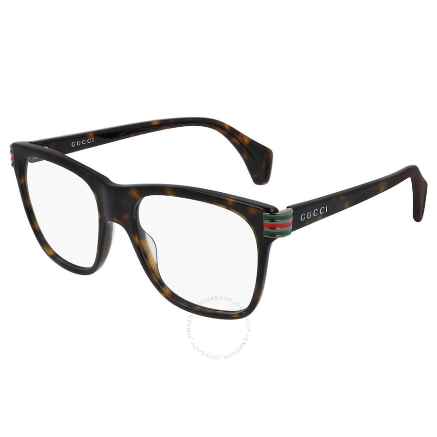 Gucci Men's Tortoise Oval Eyeglass Frames GG0526O00254 889652236001