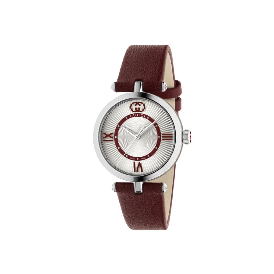 Gucci Model 2000 Quartz Silver Dial Ladies Watch YA167508