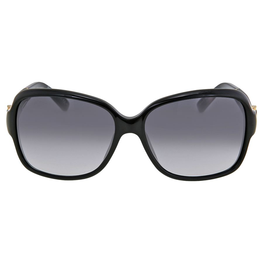 Gucci Oversize Grey Gradient Ladies Sunglasses GG 3637 / 75Q VK