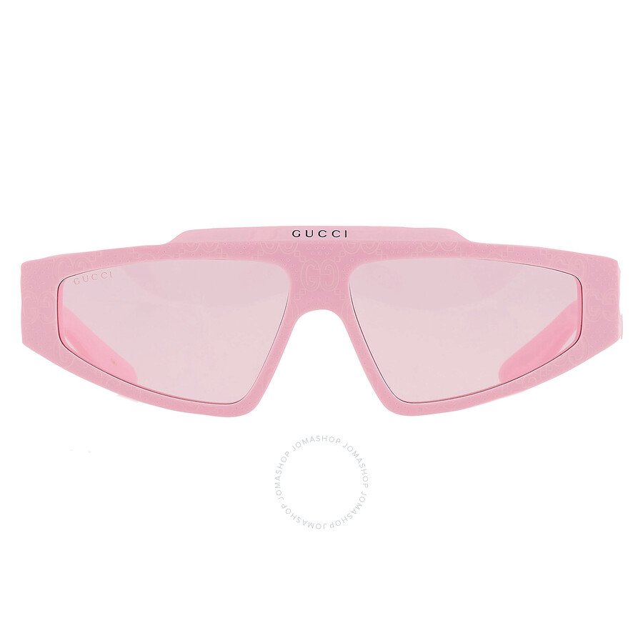 Gucci Pink Browline Unisex Sunglasses Gg1591s 003 58