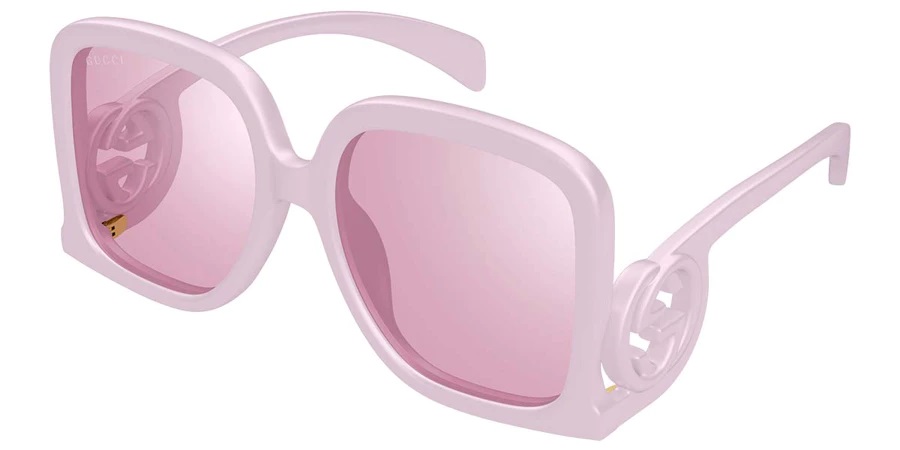 Gucci Pink Flash Sport Ladies Sunglasses GG1326S 008 58