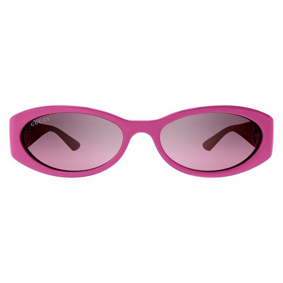 Gucci Pink Mirrror Gradient Oval Ladies Sunglasses Gg1660s 003 54
