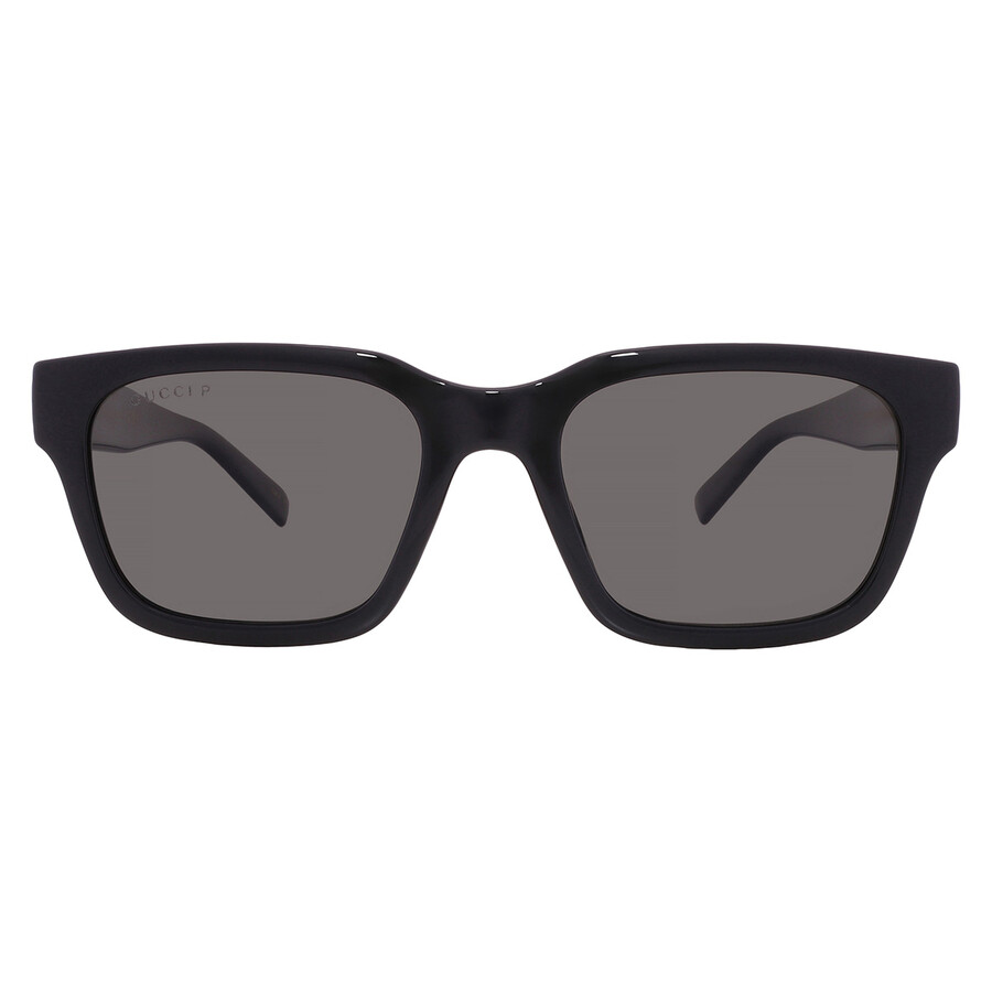 Polarized Grey Square Men's Sunglasses GG1857S 005 55