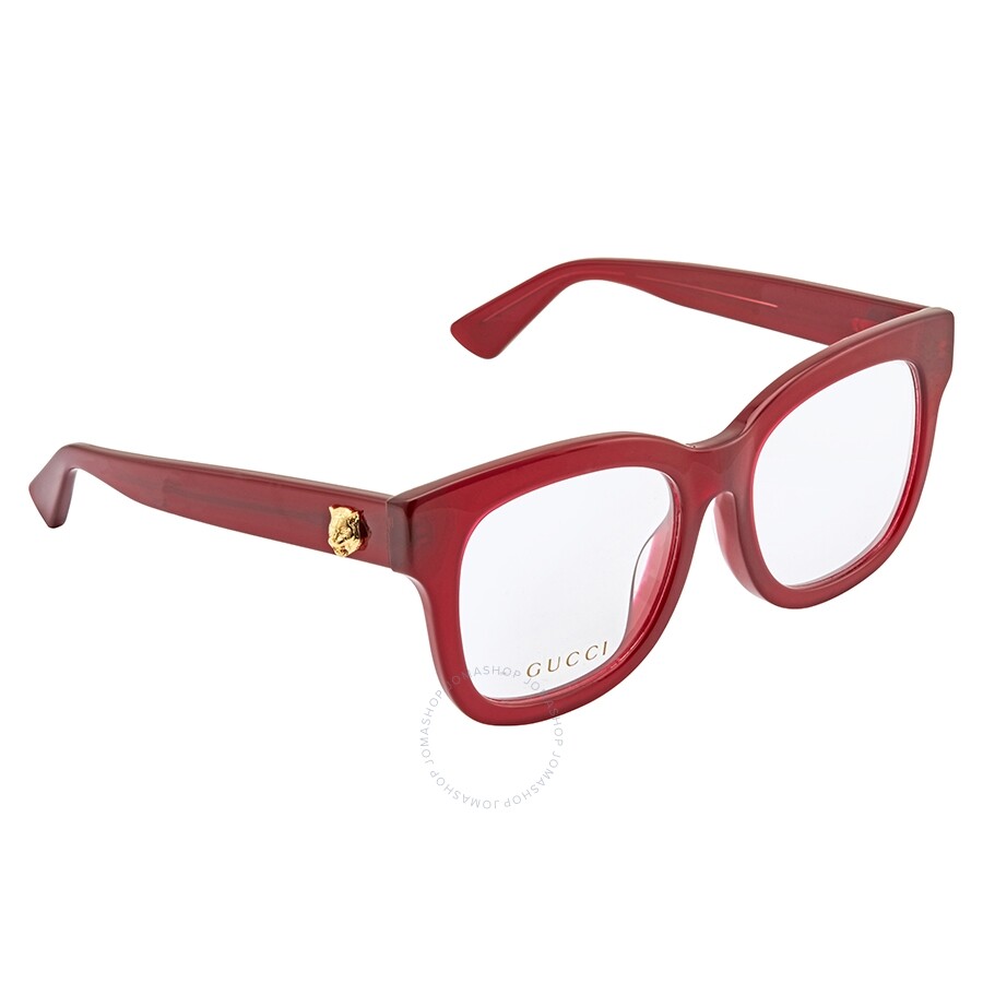 gucci glasses frames red