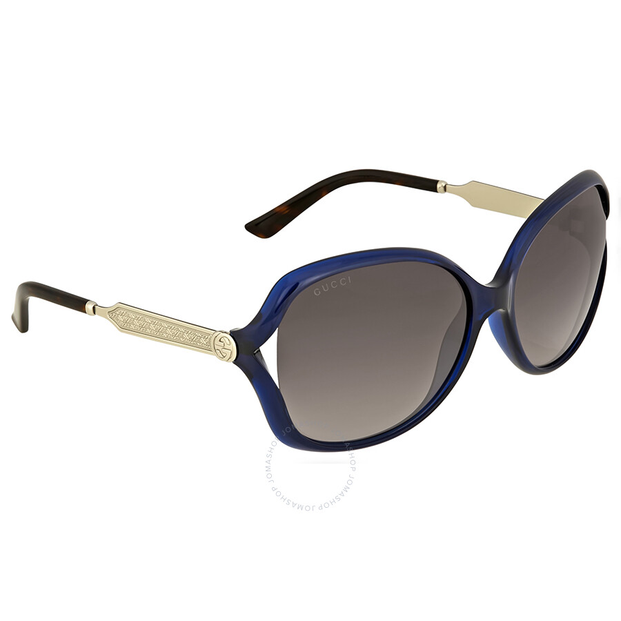 gucci sunglasses blue frame