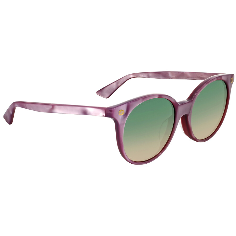 gucci round pink sunglasses