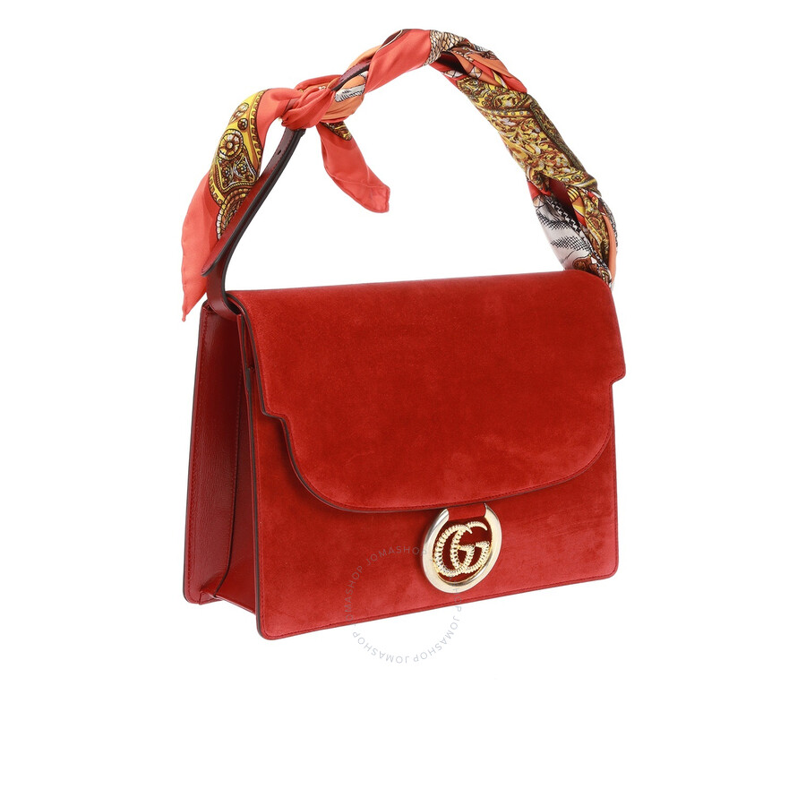 gucci bag scarf