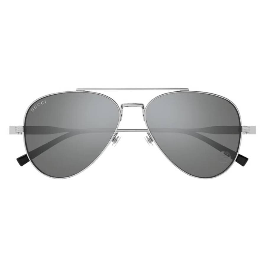 Silver Pilot Men's Sunglasses GG1874S 002 57