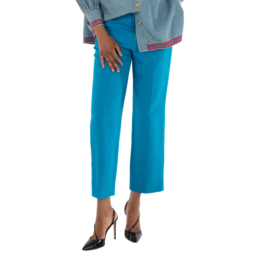 Straight-Leg Tailored Trousers