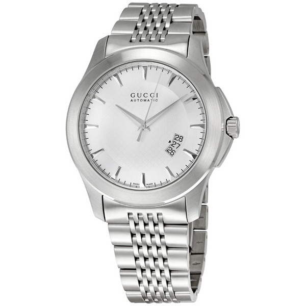 Gucci Timeless Silver Dial Stainless Steel Men's Watch YA126209
