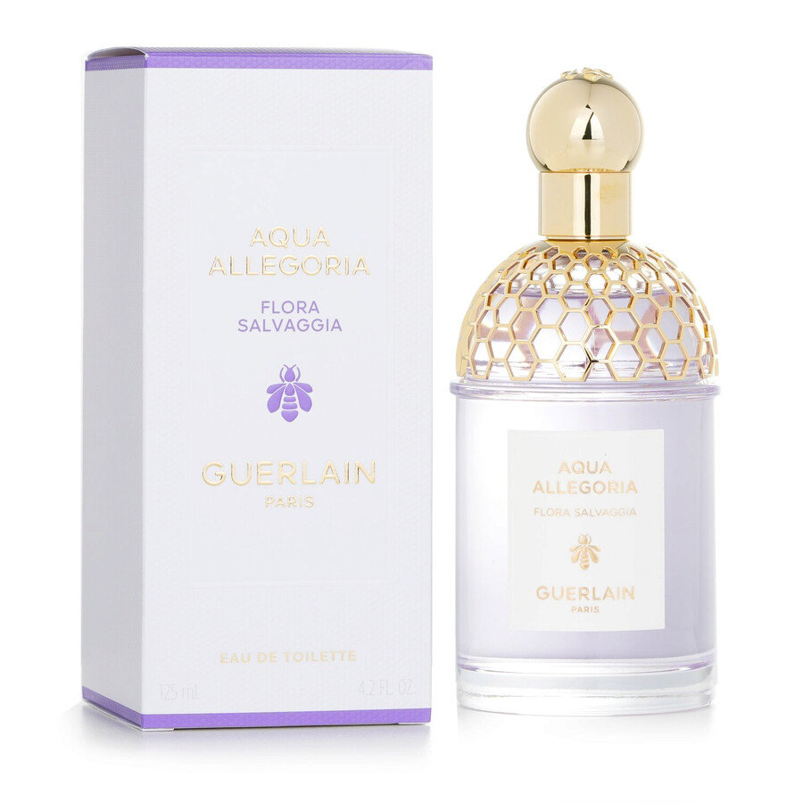 Shop Guerlain Ladies Aqua Allegoria Flora Salvaggia Edt Spray 4.2 oz Fragrances 3346470142848 In Aqua / Orange / White