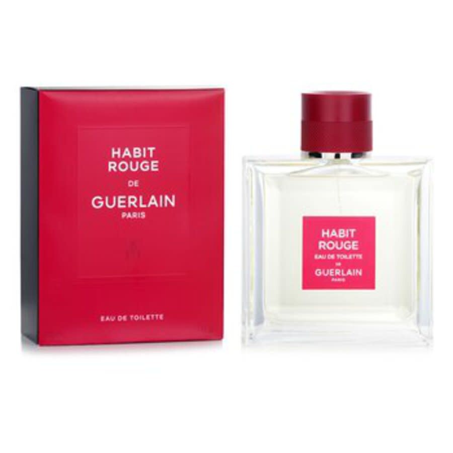 Shop Guerlain Men's Habit Rouge Edt Spray 3.3 oz Fragrances 3346470304826 In N/a