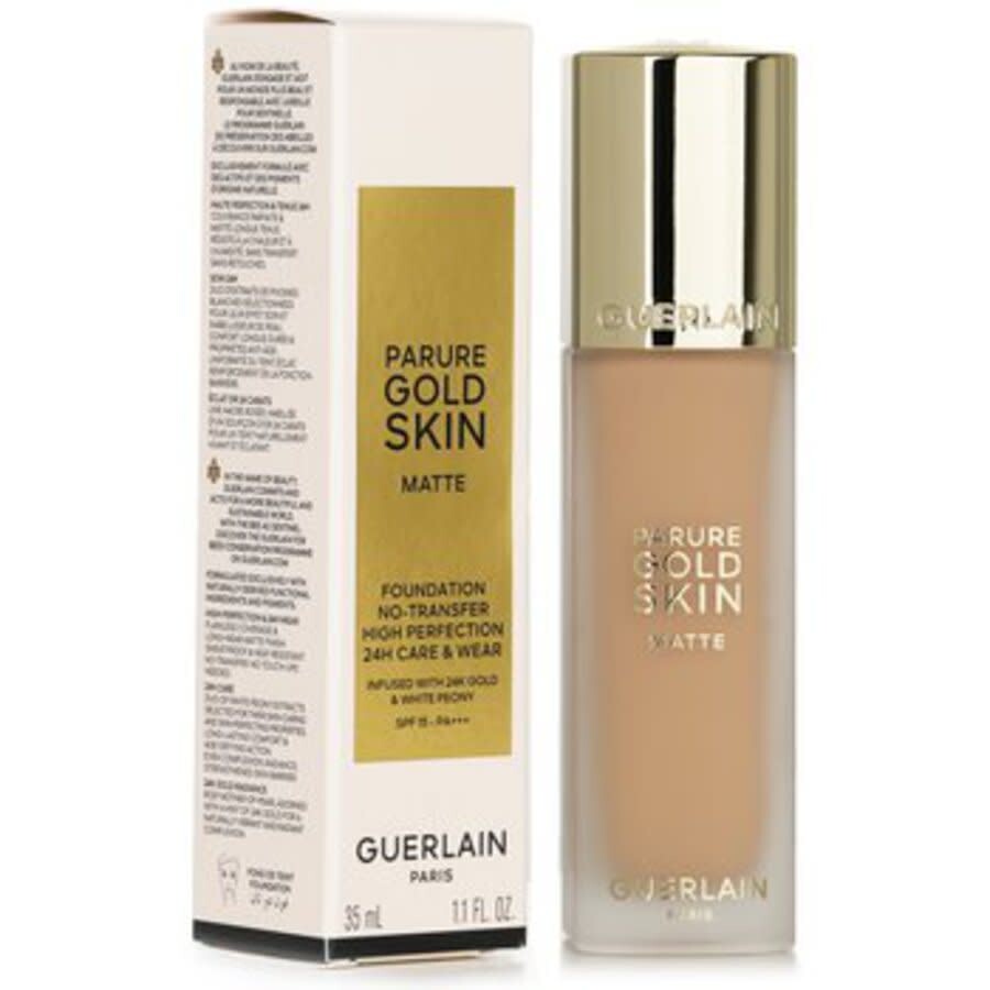 Guerlain Parure Gold Skin Matte Foundation Spf15 1.1 oz # 2w Warm Makeup 3346470436282 In # 2w Warm