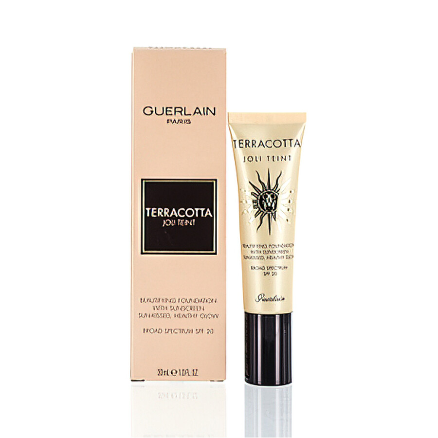 Guerlain / Terracotta Joli Teint Healthy Glow Foundation Spf 20 (natural) 1.0 oz In Green