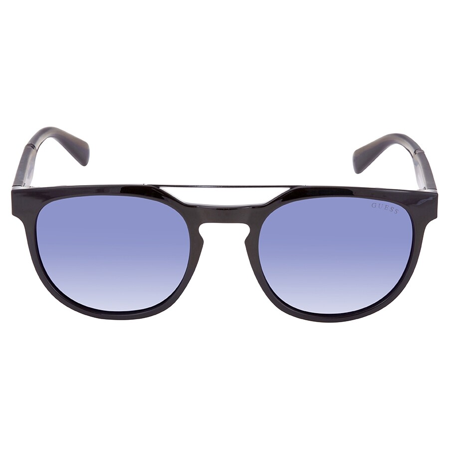 Guess Blue Round Men's Sunglasses GU692901V54 Guess Sunglasses
