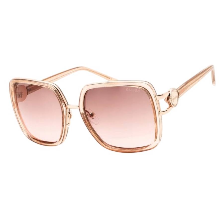 Guess Bordeaux Gradient Square Ladies Sunglasses GU00180 57T  display picture 2