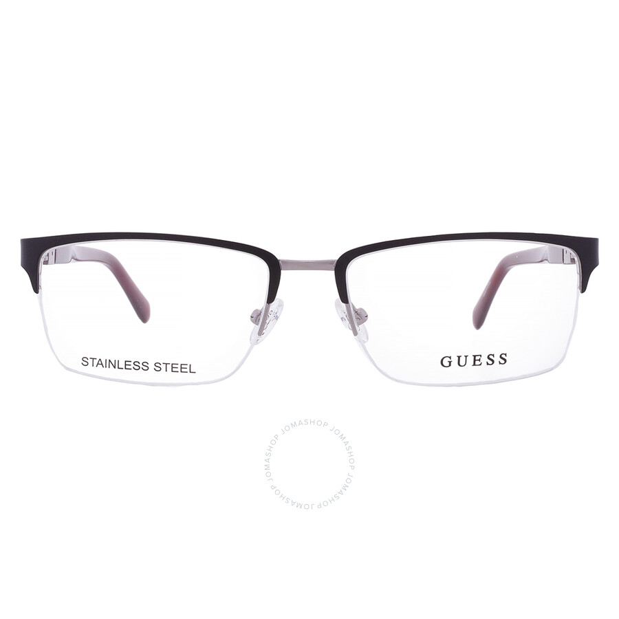 Guess Demo Rectangular Men's Eyeglasses Gu50191 002 56
