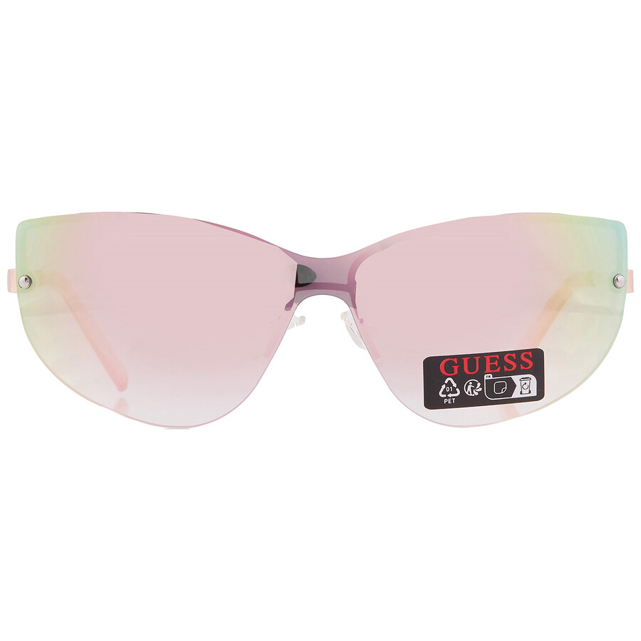Guess Factory Bordeaux Gradient Shield Ladies Sunglasses Go00007 28t 139
