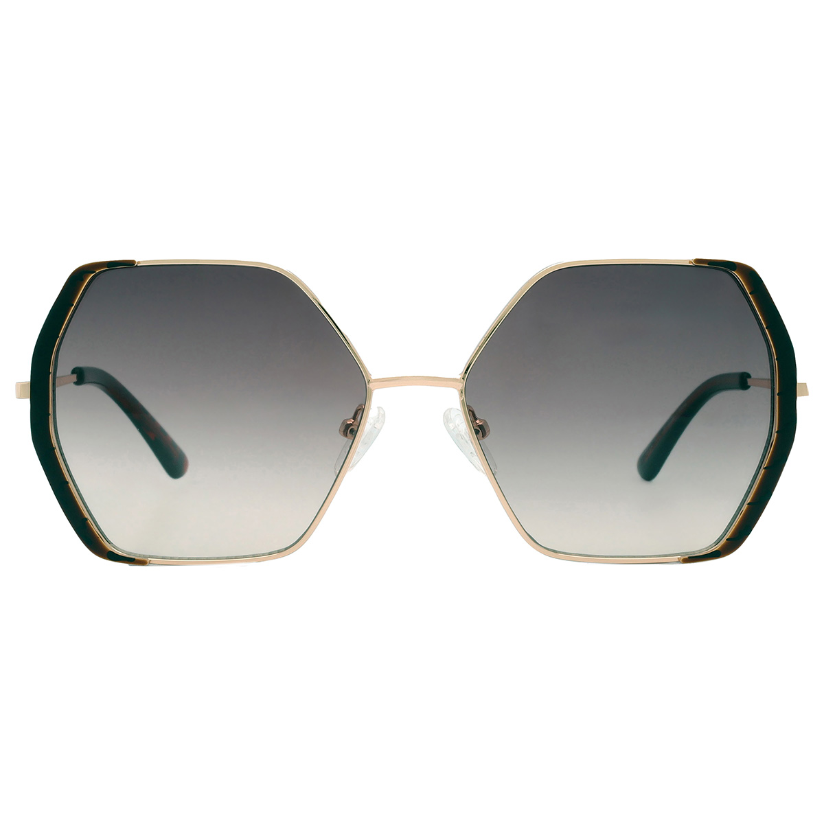 Guess Factory Brown Gradient Butterfly Ladies Sunglasses GF0387