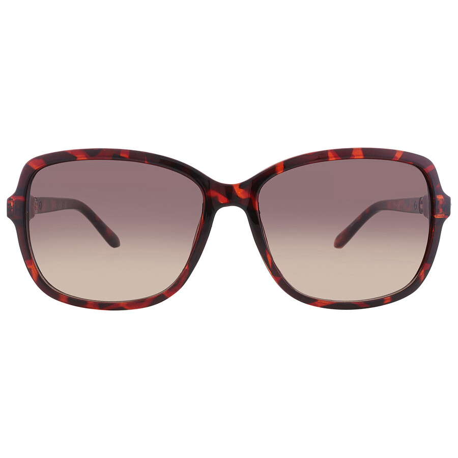 Guess Factory Brown Gradient Butterfly Ladies Sunglasses Gf0393 52f 58