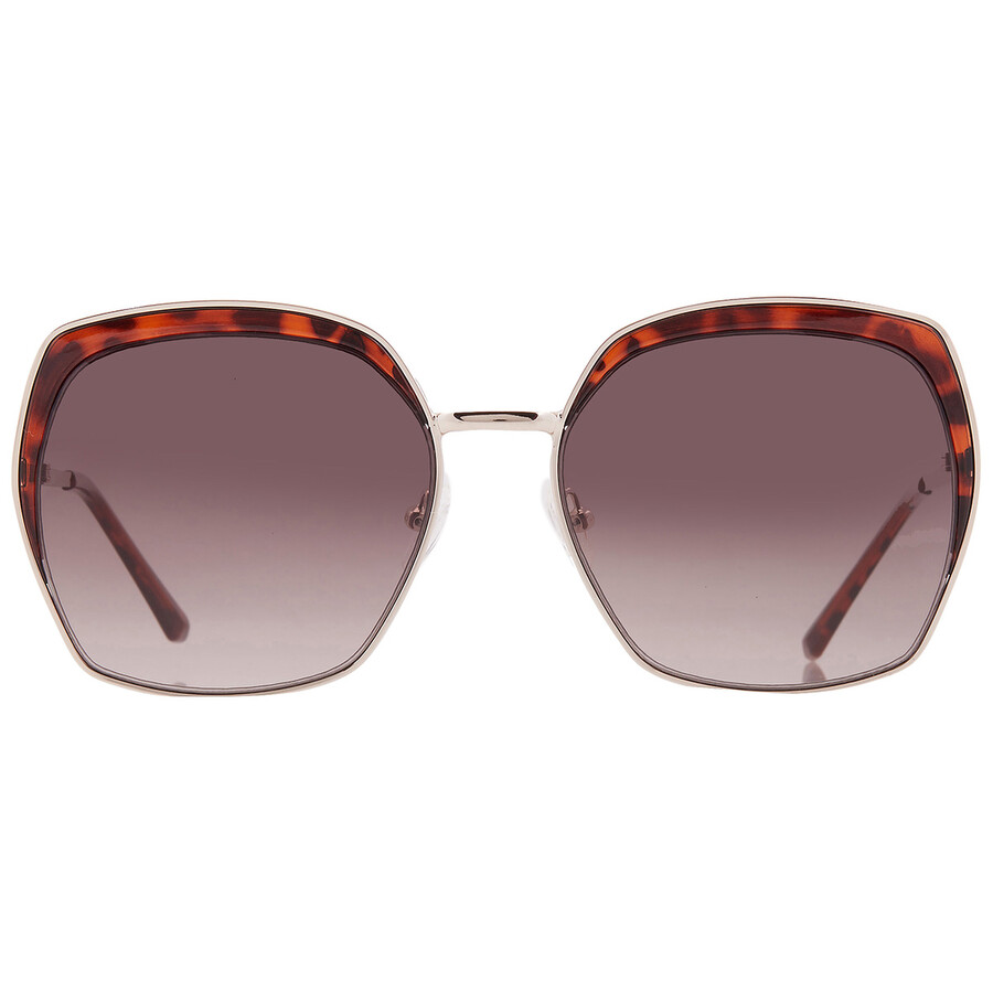 Guess Factory Brown Gradient Butterfly Ladies Sunglasses Gf0410 32f 59