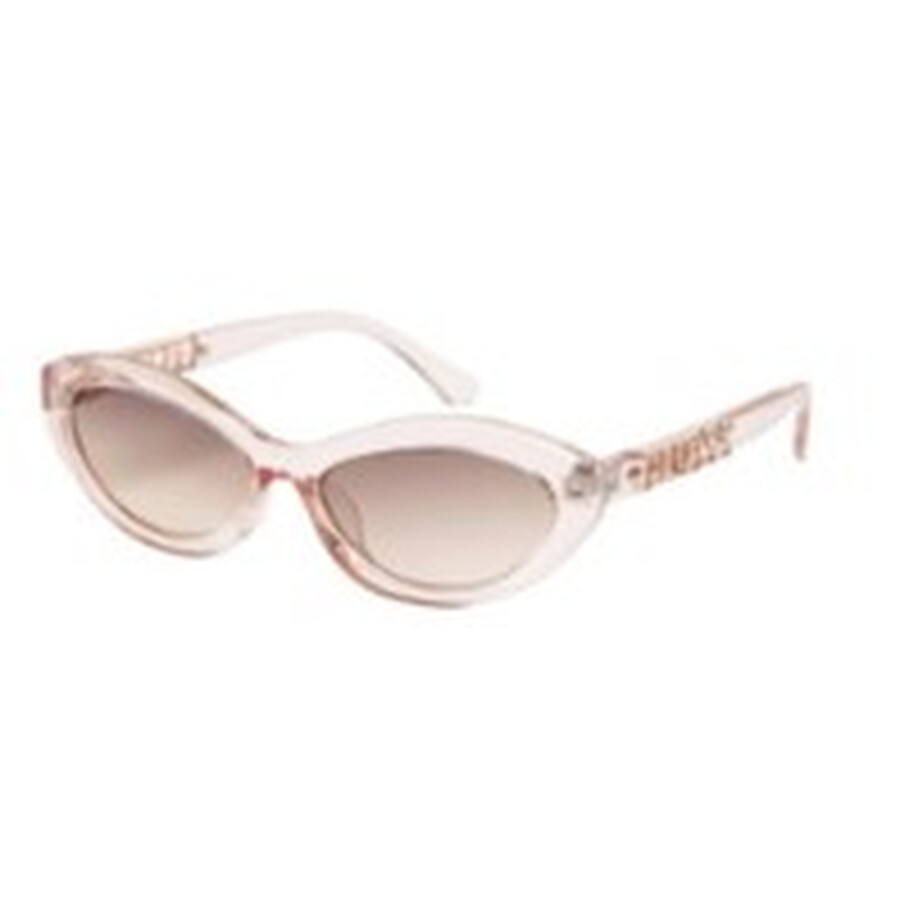 Guess Factory Brown Gradient Cat Eye Ladies Sunglasses Go00070 72f 55 In Gold