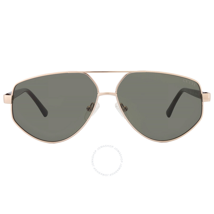 Guess Factory Green Navigator Unisex Sunglasses Gf5076 32n 60