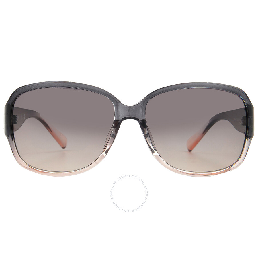 Guess Factory Smoke Gradient Rectangular Ladies Sunglasses