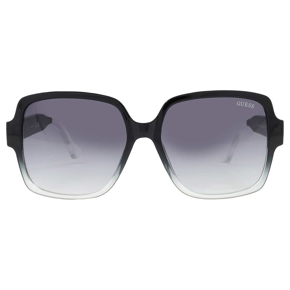 Guess Factory Smoke Gradient Square Ladies Sunglasses Gf6134 01b 55