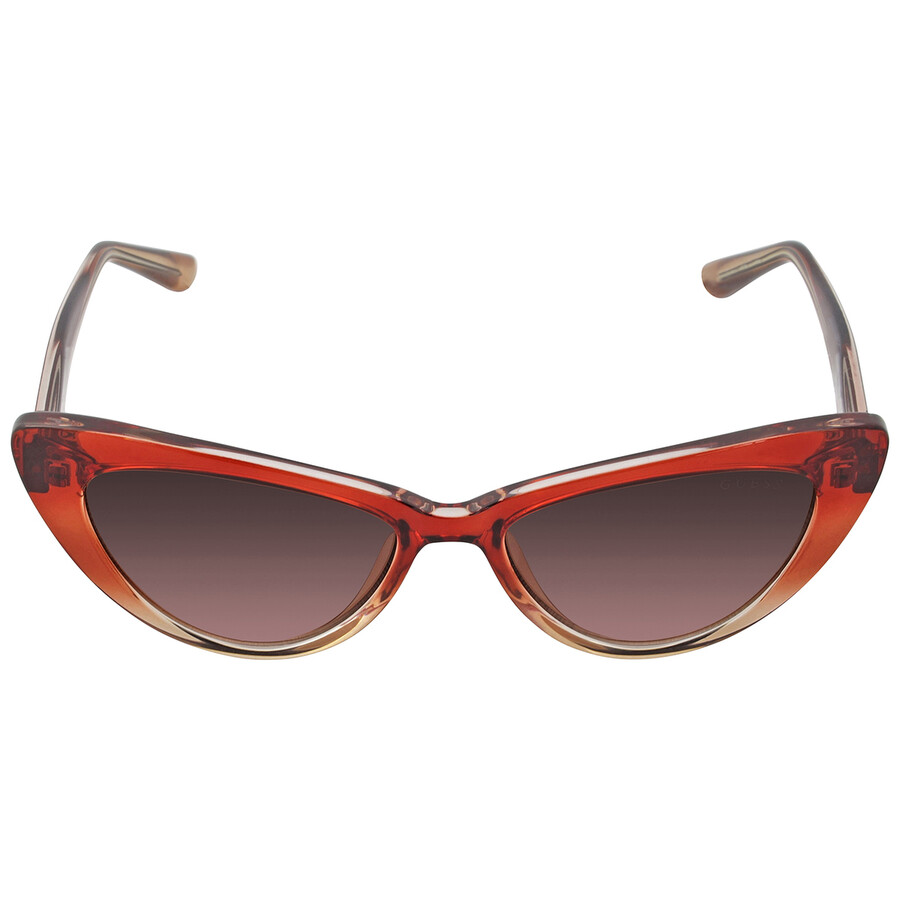 Guess Gradient Bordeaux Cat Eye Girls Sunglasses GU9216 71T 49