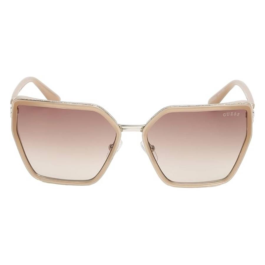 Guess Gradient Brown Butterfly Ladies Sunglasses GU00146 57F  display picture 3