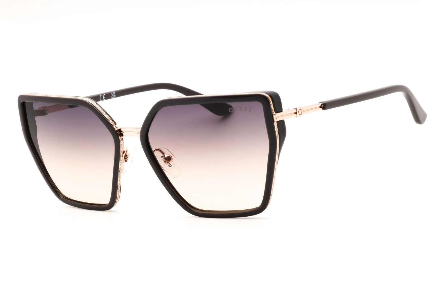 Guess Gradient Smoke Butterfly Ladies Sunglasses GU00146 20B  display picture 3