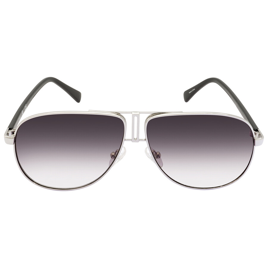 Shop Guess Grey Gradient Pilot Unisex Sunglasses Gg2148 10b 61