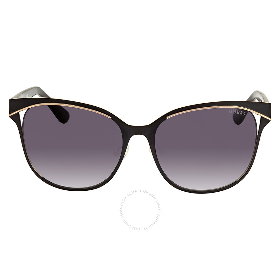 Guess Grey Square Ladies Sunglasses GU748602B58 Guess Sunglasses
