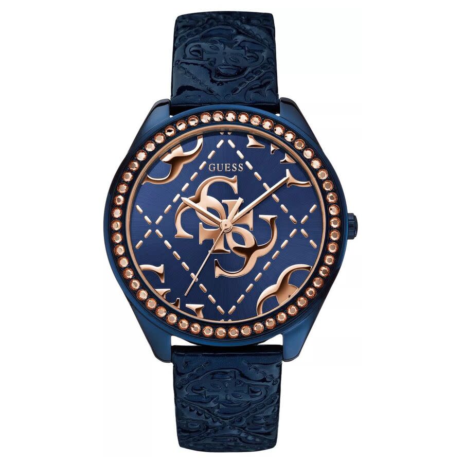 Guess Iconic Quartz Blue Dial Ladies Watch W0473L1