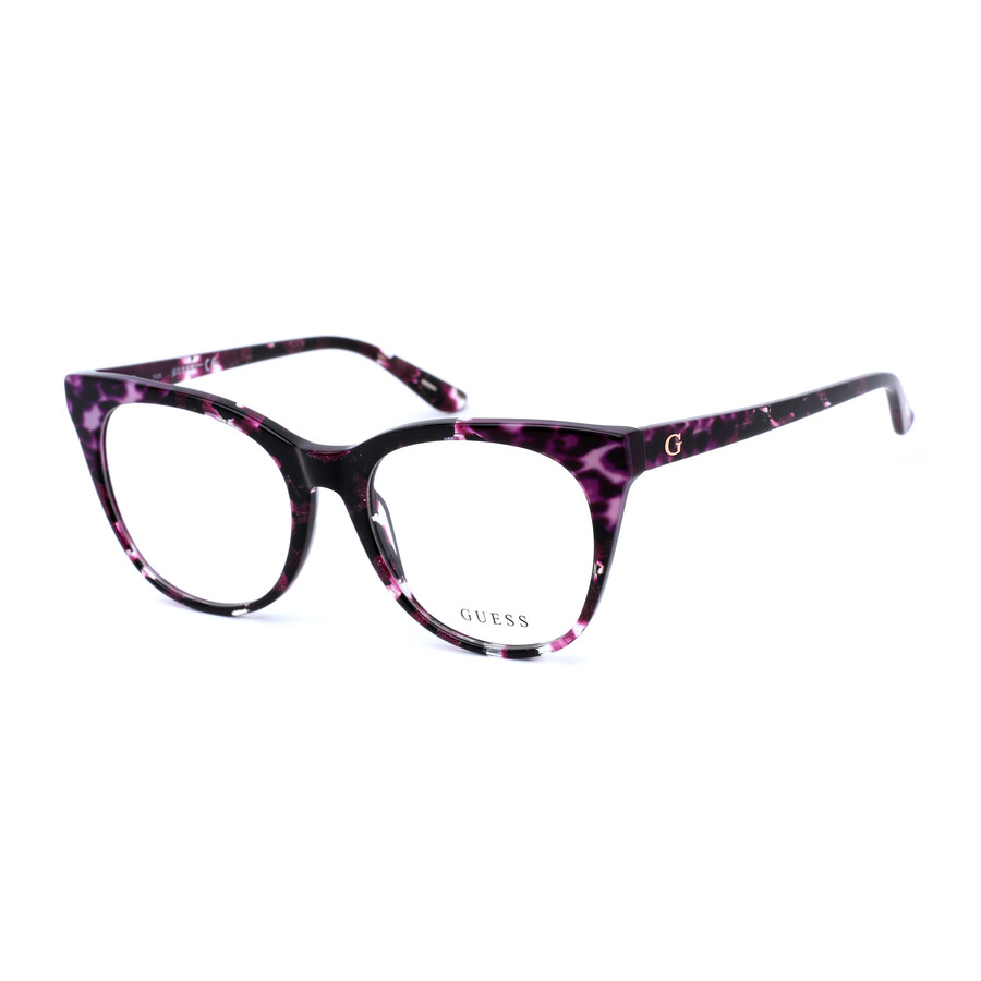 Guess Ladies Purple Cat Eye Eyeglass Frames GU281908355 889214216908