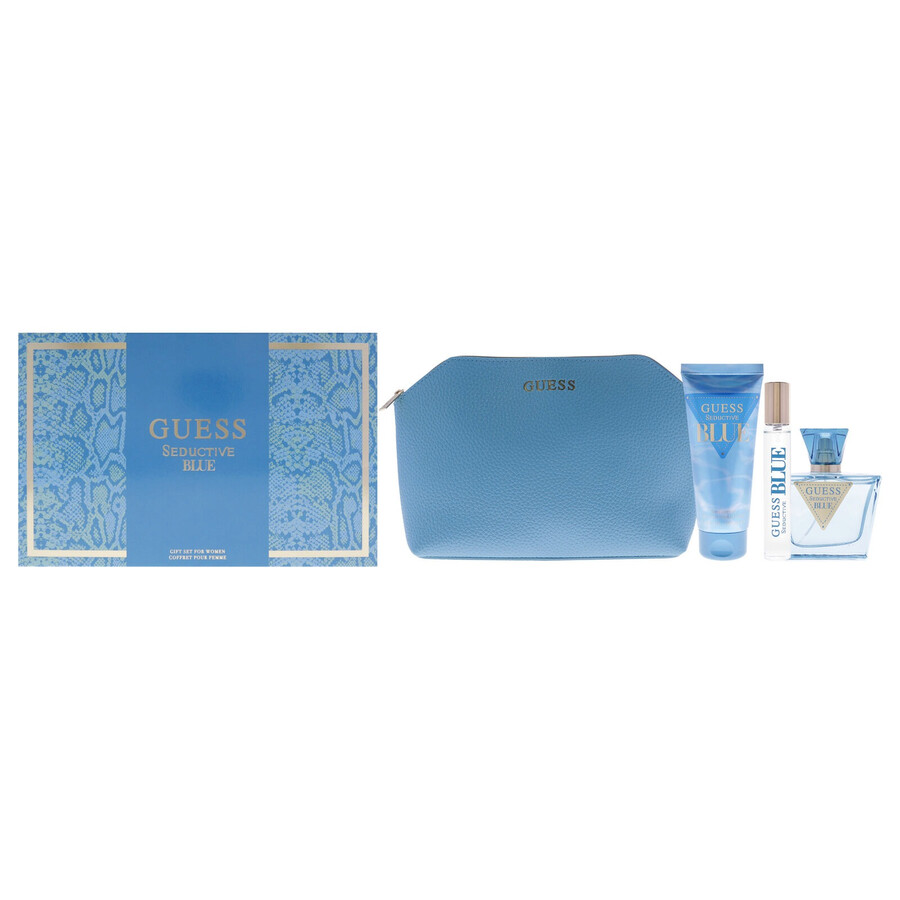 Guess Ladies Seductive Blue Gift Set Fragrances 085715329721