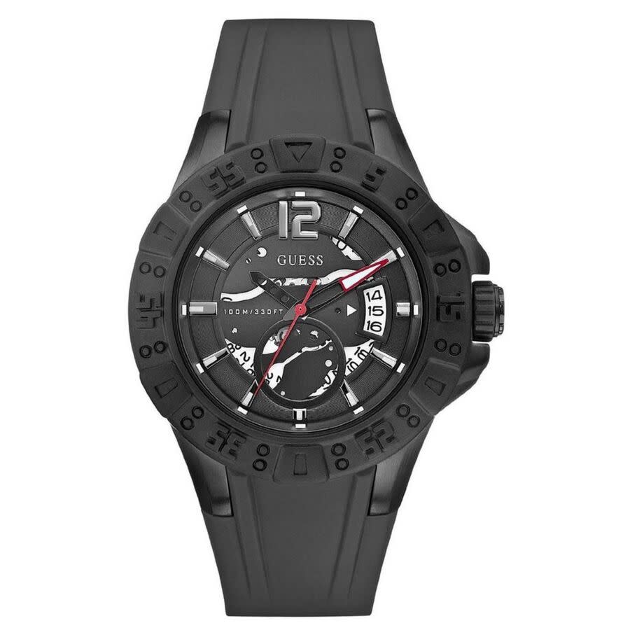 Guess Magnum Black Dial Men's Watch W0034G3