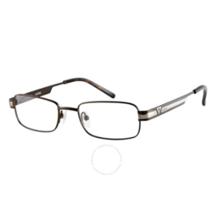 Guess Men's Brown Rectangular Eyeglass Frames GU 9062 BRN 47