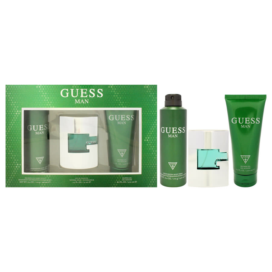 Guess Men's Man Gift Set Fragrances 608940538005 In Green