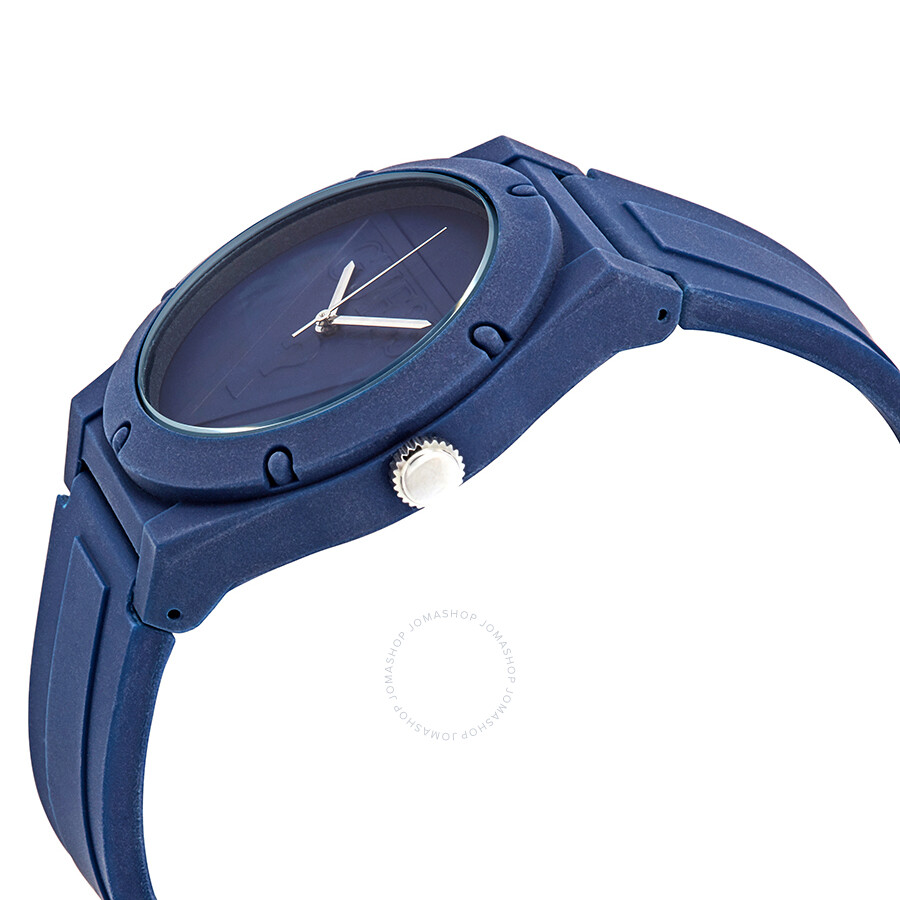 Guess Retro Pop Navy Blue Navy Silicone Men's Watch W0979L4 Guess