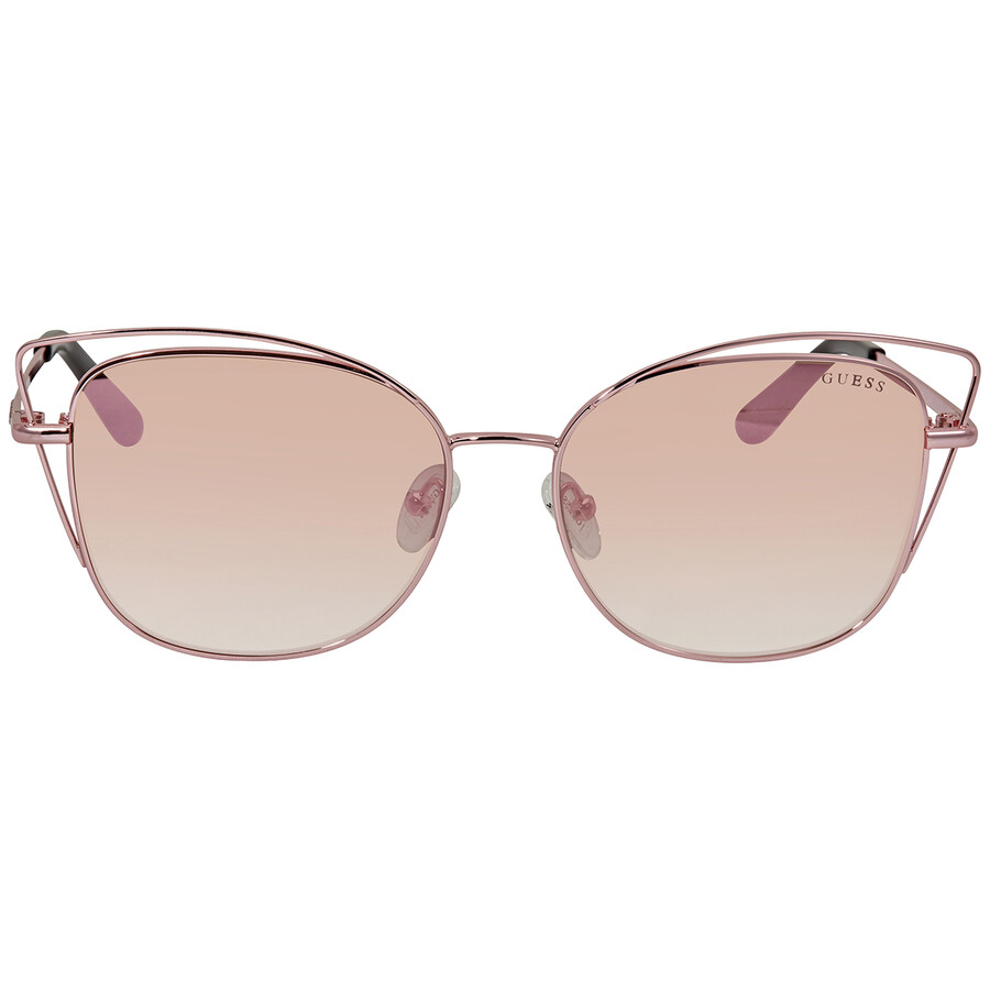 Guess Round Ladies Sunglasses GU7528 28Z 56 Guess Sunglasses