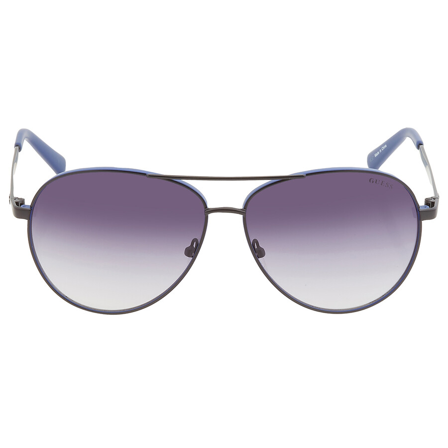 Guess Smoke Gradient Pilot Men's Sunglasses GU6948 02B 62